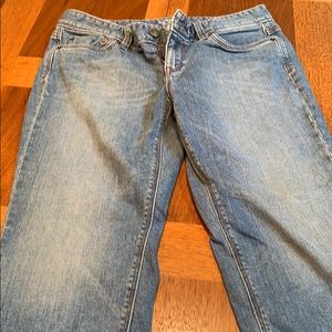 Loft Curvy crop jeans